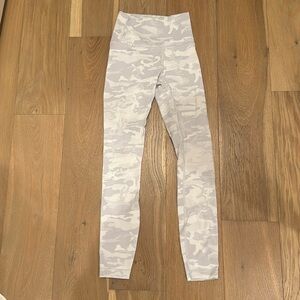 white camo lululemon leggings